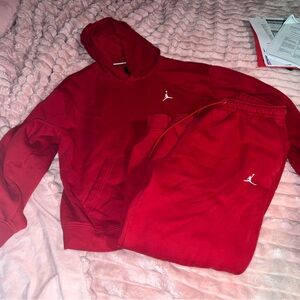 Jordan Red Sweatpants & Joggers